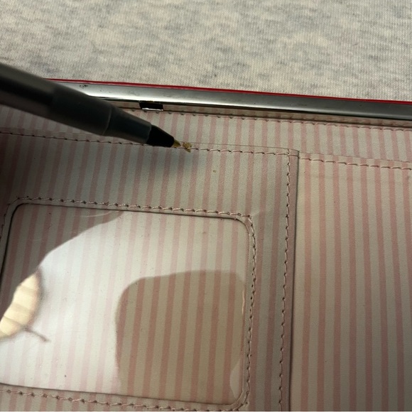 Radley London Red Leather Chain Clutch Wallet - Picture 10 of 16